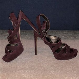 Stuart Weitzman Suede Platform Sandal